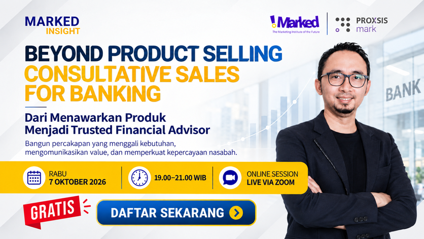 Webinar Consultative Sales for Banking untuk sales dan relationship manager perbankan